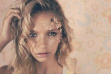 Adelina Tereshchenkova, makeup by Aviva Leah