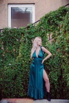 Abby Sullivan green dress