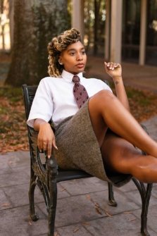 LaCardia Walker sitting