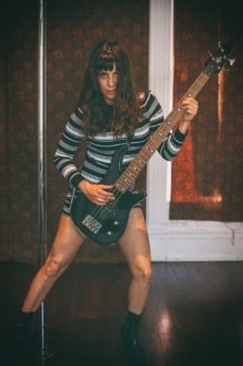 Gems playing bass