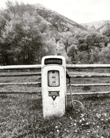 Gordon Lewis street photography vintage gas pump